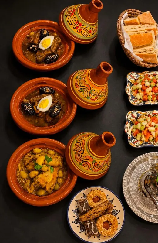 Tajines, couscous et salades marocaines